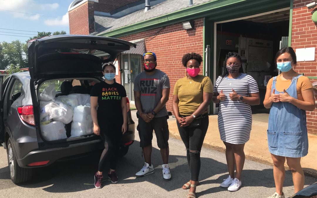 FLOURISH teams up with St. Louis Area Diaper Bank to distribute diapers to Black families during COVID-19 Pandemic